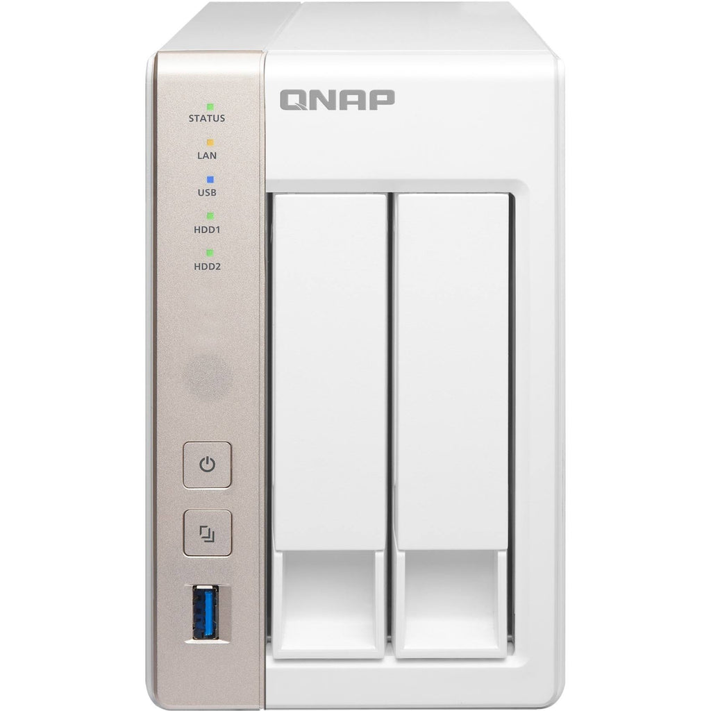 2Bay NAS Celeron Quad Core 2.0GHz 2GB DDR3L Sata U46811