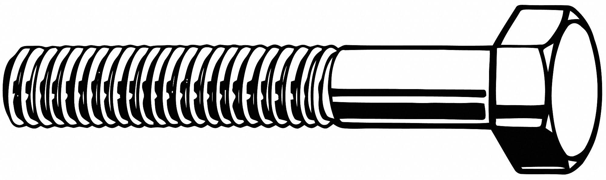 9/16-12X3-1/4 Black Oxide Hex Head Cap Screw G53826
