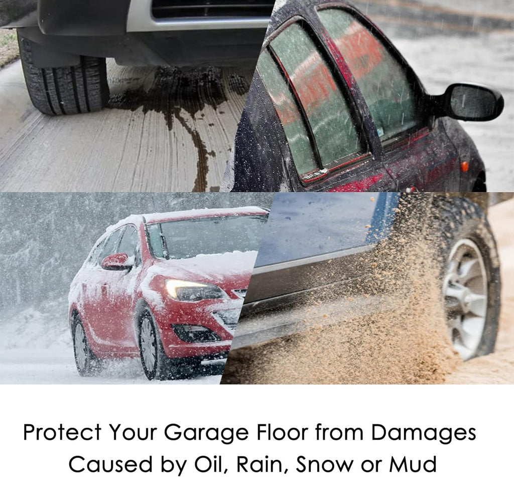Black Garage Containment Mats - 9' X 22' K1612