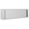 Kitchen Wall Cabinet with Sliding Doors Stainless Steel O664500