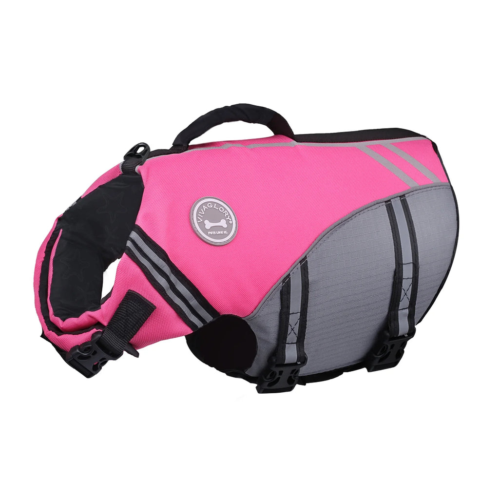 Pink Large Dog Life Jacket Vest D617419