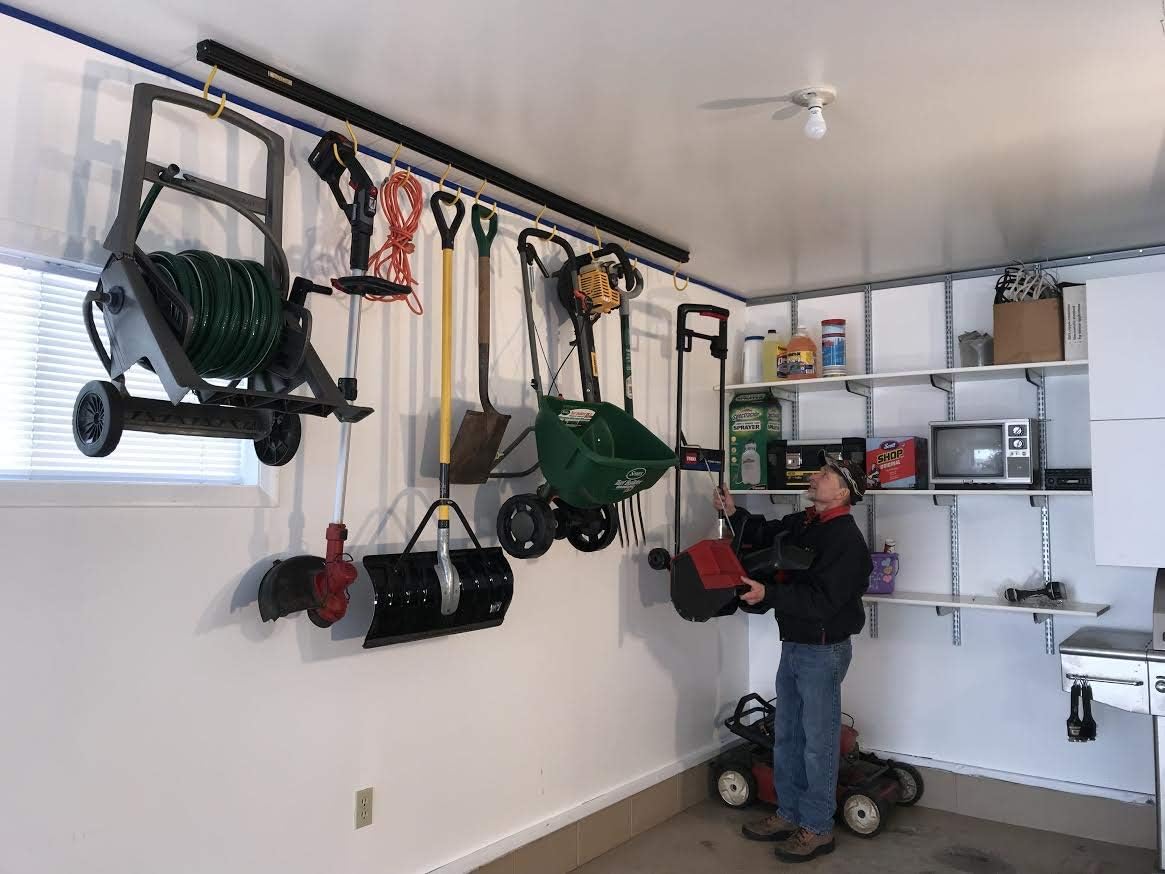 Adjustable Overhead Garage Ceiling Storage Rack Pack of 2 U47875