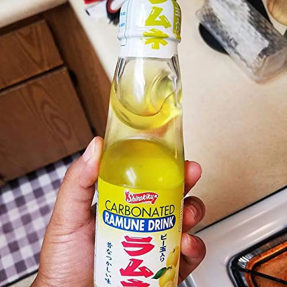 Yuzu Flavor Marble Soda, 6.76 oz. Bottles (Pack of 6) P158