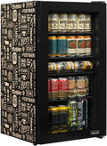 126 Can Capacity Glass Door Beverage Refrigerator I48070