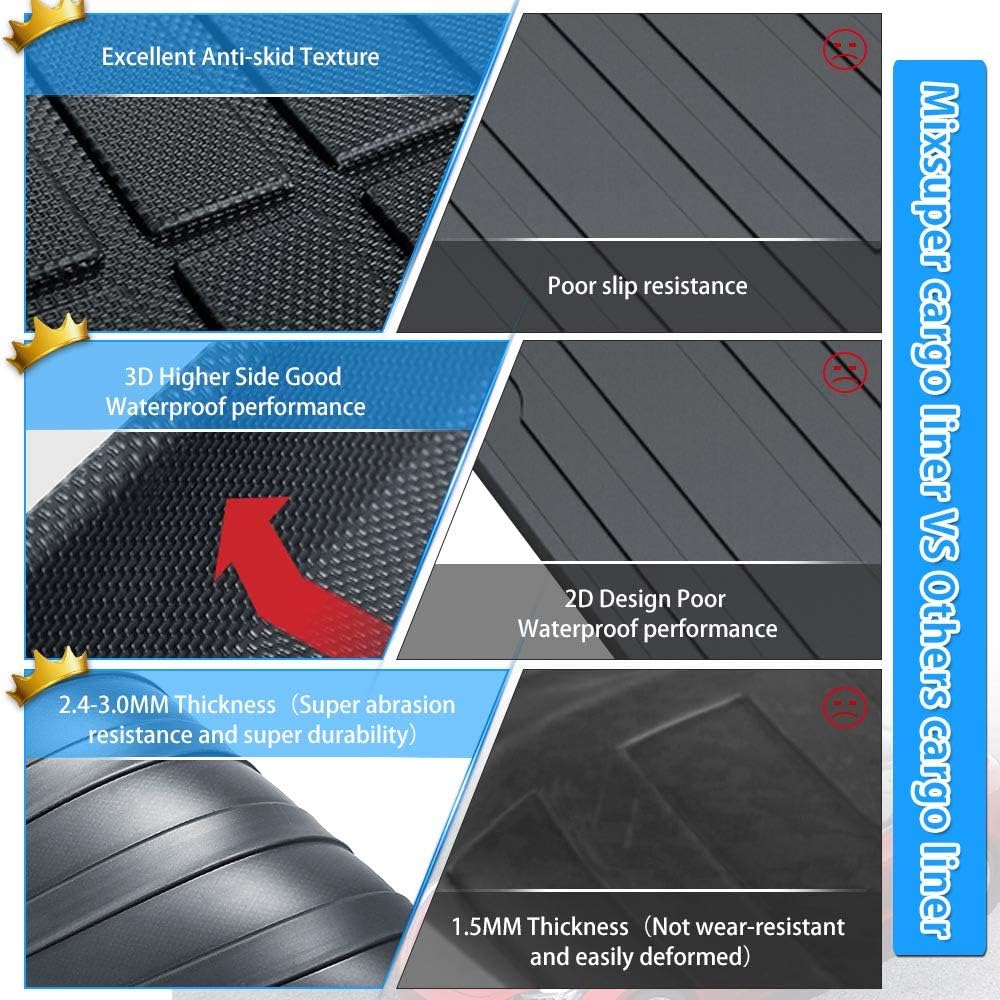 All Weather Waterproof Trunk Floor Mat Pack of 2 P183462