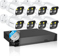 8 Channel 5MP Poe NVR Security Camera System with 2TB Hard Drive N67878