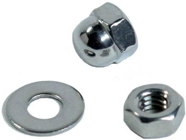 Stainless Steel Hand-Crimp Threaded Terminal Tensioner and Stemball Swage Combination Pack for 1/8 Cable Railing, Lot of 10 P424464