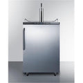 Black Electronic Beer Dispenser Cabinet with Digital Thermostat S3058