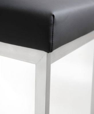 Light Grey Steel Barstool (Set of 2) A737246