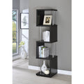 Black 4-Tier Bookcase M232