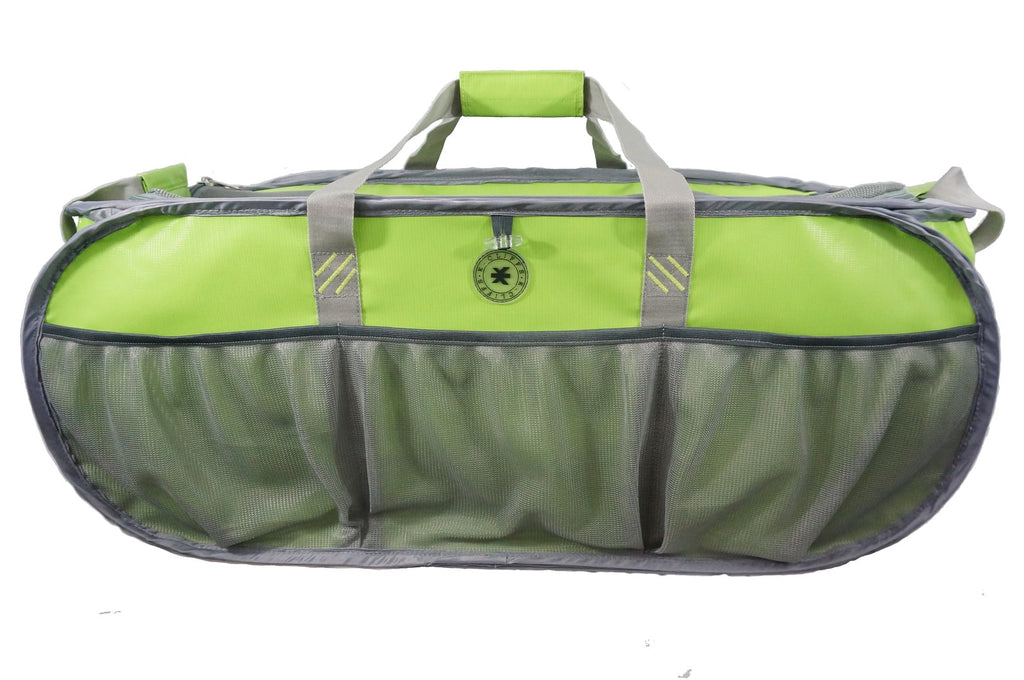 Heavy Duty Trunk Organizer Cargo Bag with Lime Green / Silver N101