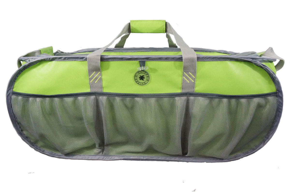 Heavy Duty Trunk Organizer Cargo Bag with Lime Green / Silver N101