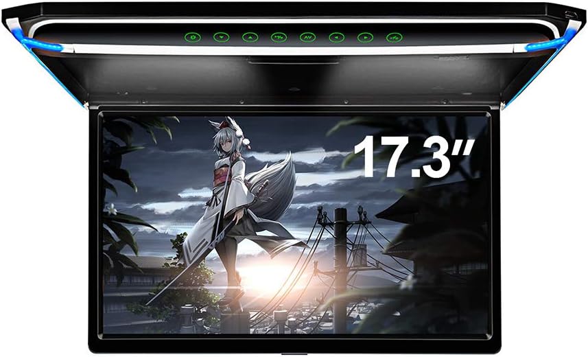 17.3 Car Overhead Flip Down Monitor with HDMI IR FM USB SD B90809