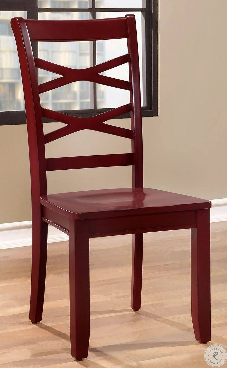 Red & Blue Side Chair Set of 2 A239
