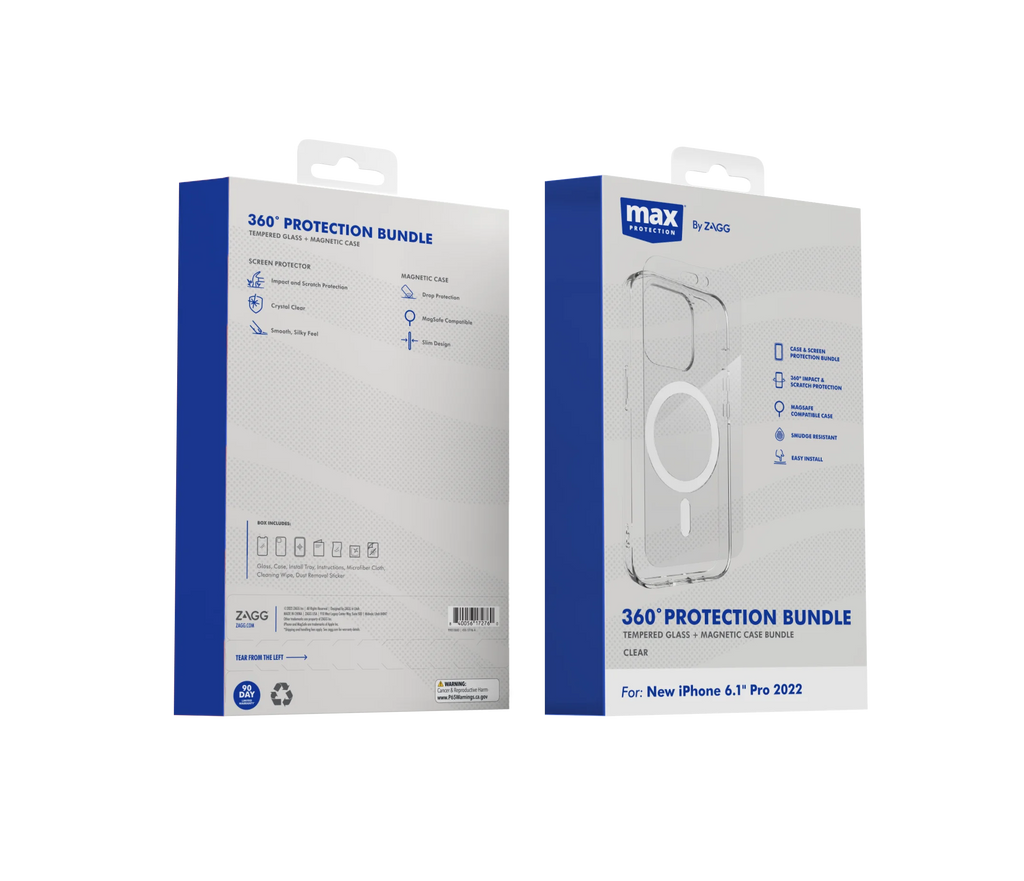 Clear Case and Screen Protector Bundle for Apple iPhone 14 Pro Max P122
