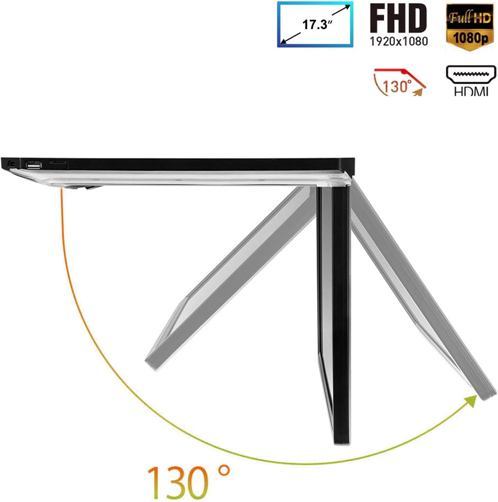 17.3 Car Overhead Flip Down Monitor with HDMI IR FM USB SD B90809