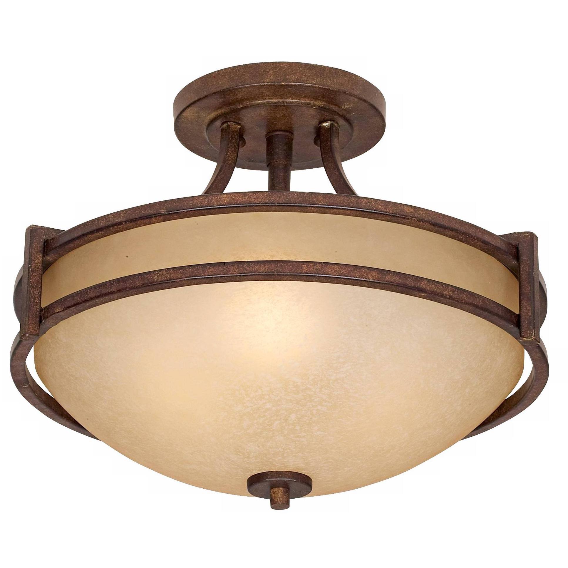 18x22 Wide Scavo Glass Ceiling Light Z7680