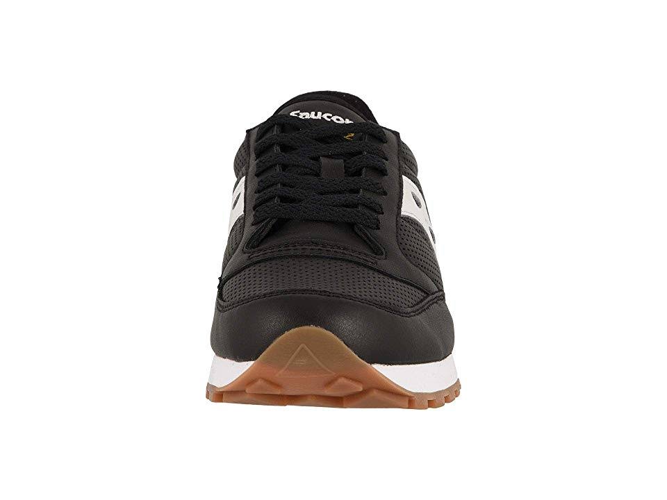 Leather Black White Jazz Original Shoes T8869