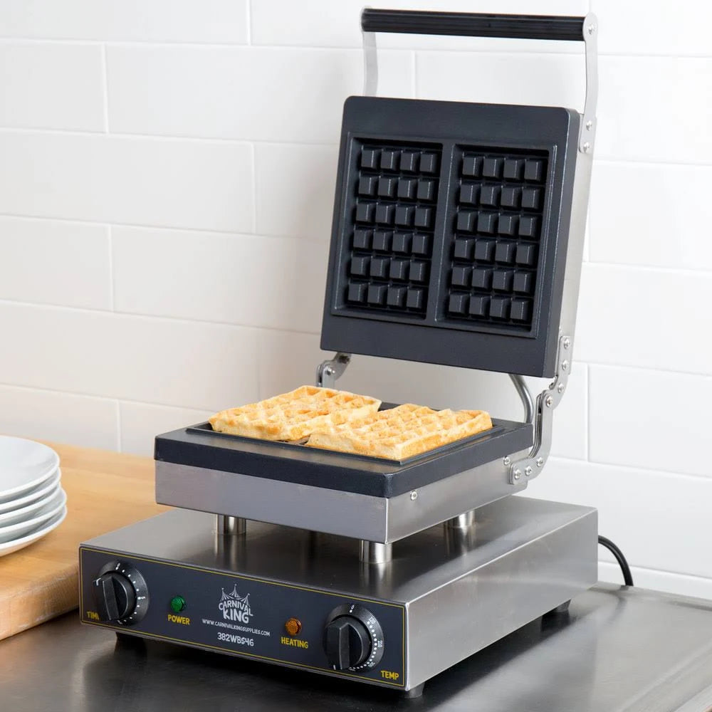 Brussels Style Waffle Maker with Timer M7176