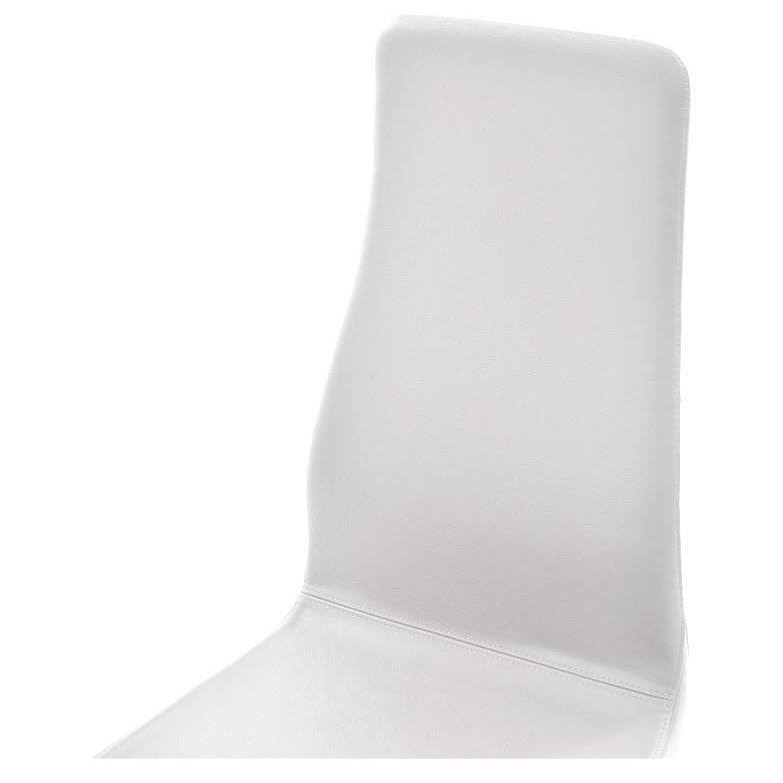 White Leather Dining Chair R942