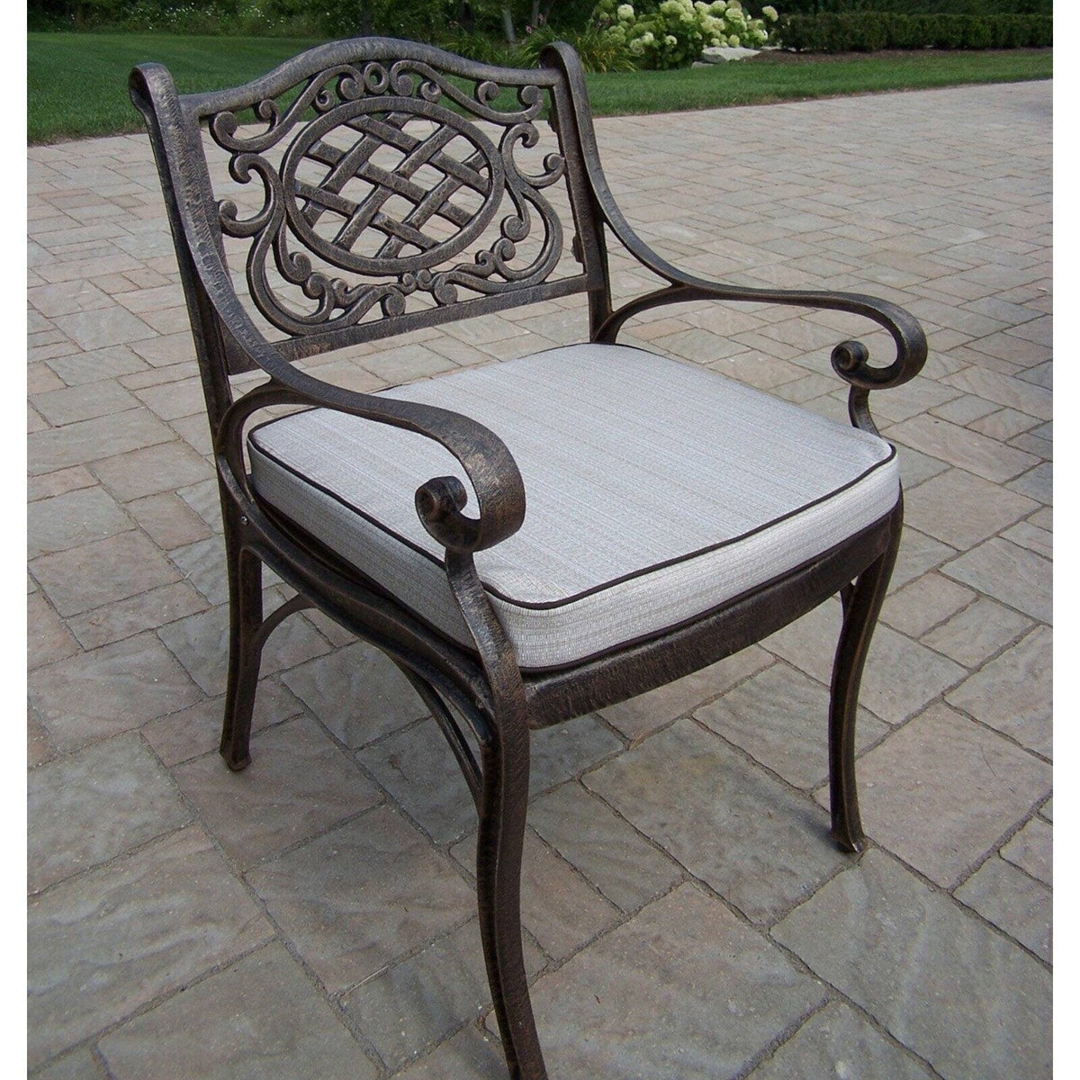 Cast Aluminum Dining Arm Chair V82542