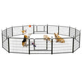 16 Panel 24 Inch Metal Dog Playpen R920