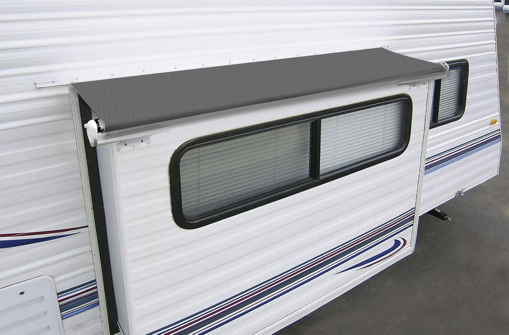 Gray Vinyl 200 Long 47 Extension Slideout Awning V8915