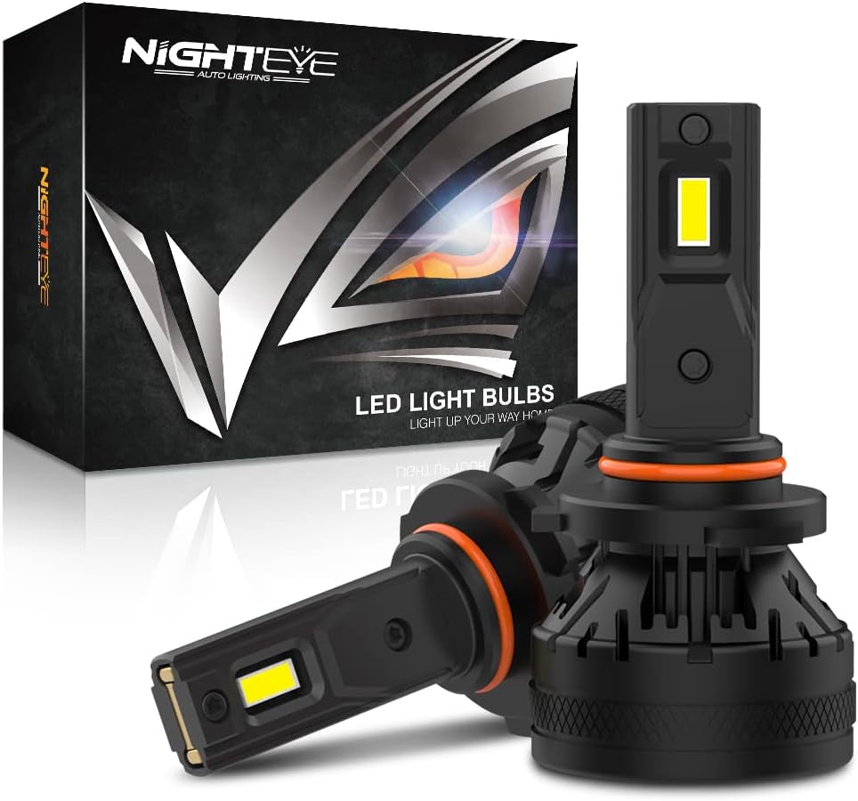 9005 HB3 LED Headlight Bulbs, 22000LM 120W, 6500K Cool White, Pack of 2 R2050