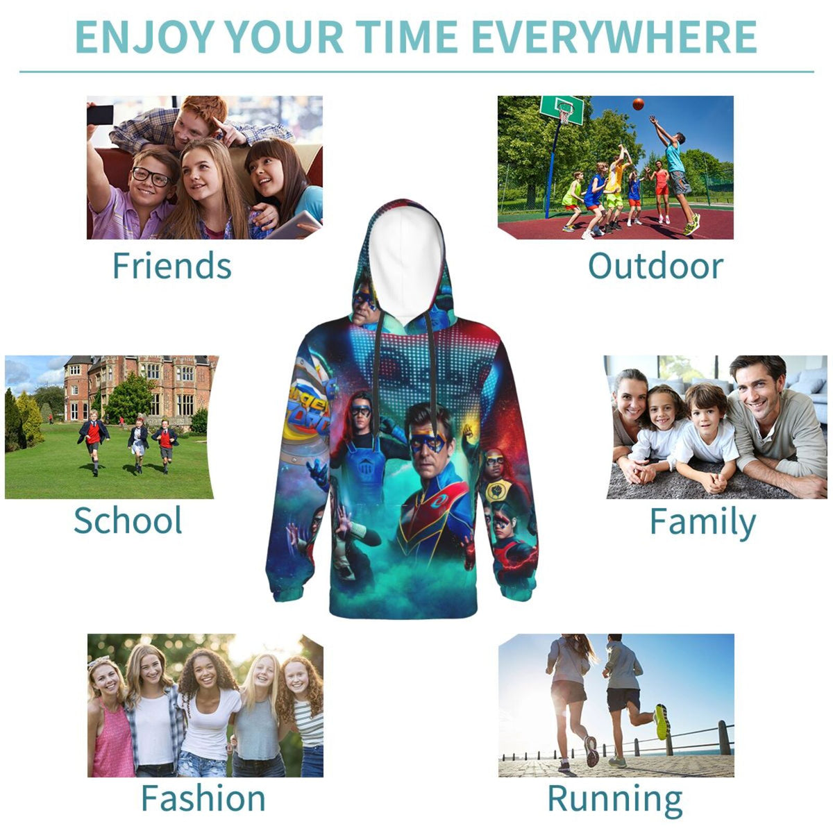Youth Hooded Pullover Sweatshirt With Pocket R81174