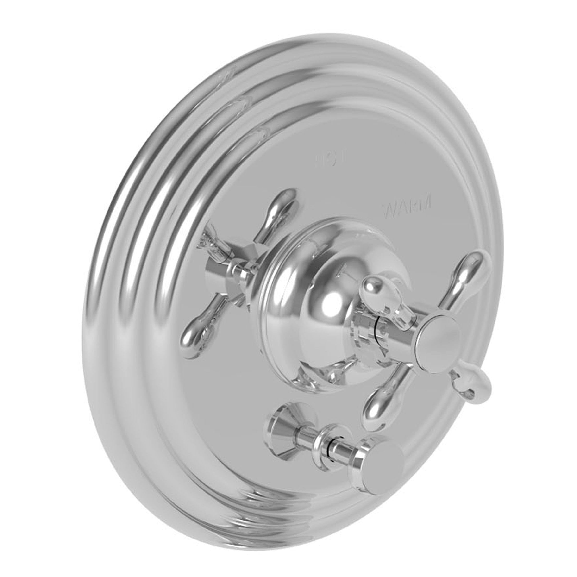 Balanced Pressure Tub & Shower Diverter Plate with Handle Weathered Brass G6522