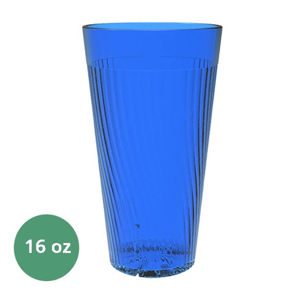 16 oz Polycarbonate Blue Tumbler, Pack of 6 P849658