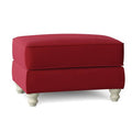 White Rectangle Standard Ottoman S56684