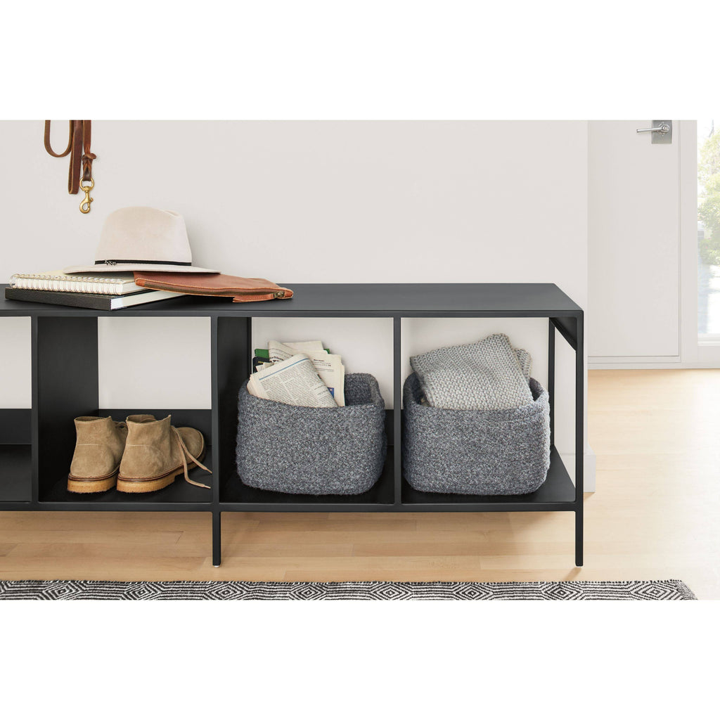 Ocean Blue Slim Cubby Bench L2425