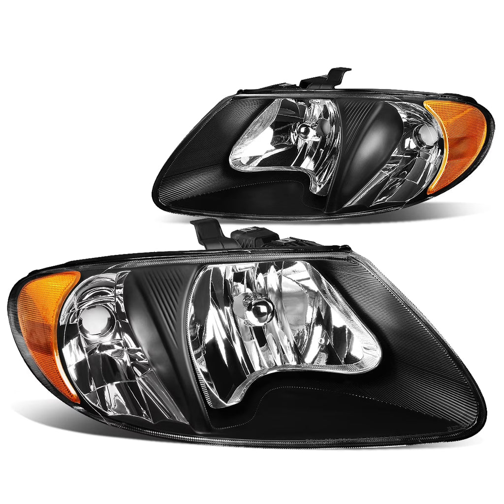 Headlight Lamps Black Amber I708483