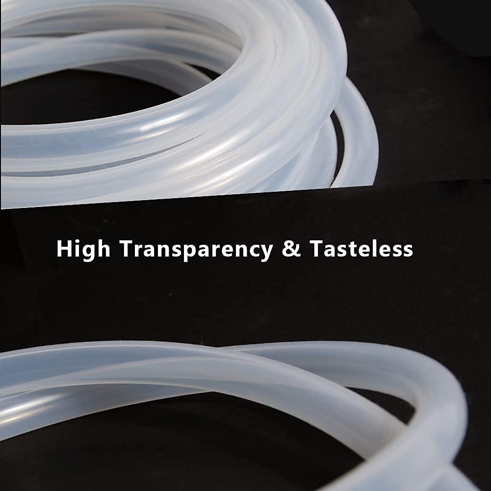 9.84ft 3mm 8mm Food Grade High Temp Silicone Tubing Z41197