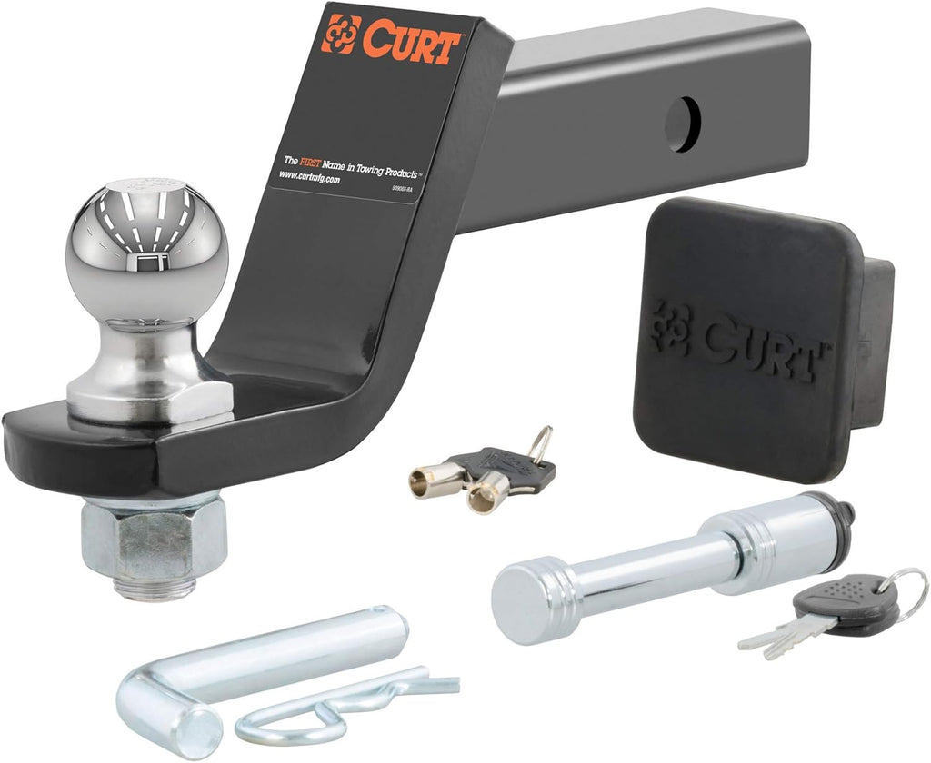 Trailer Hitch Mount, 2-Inch Ball, Lock, 7,500 lbs, Pack of 2 M447974