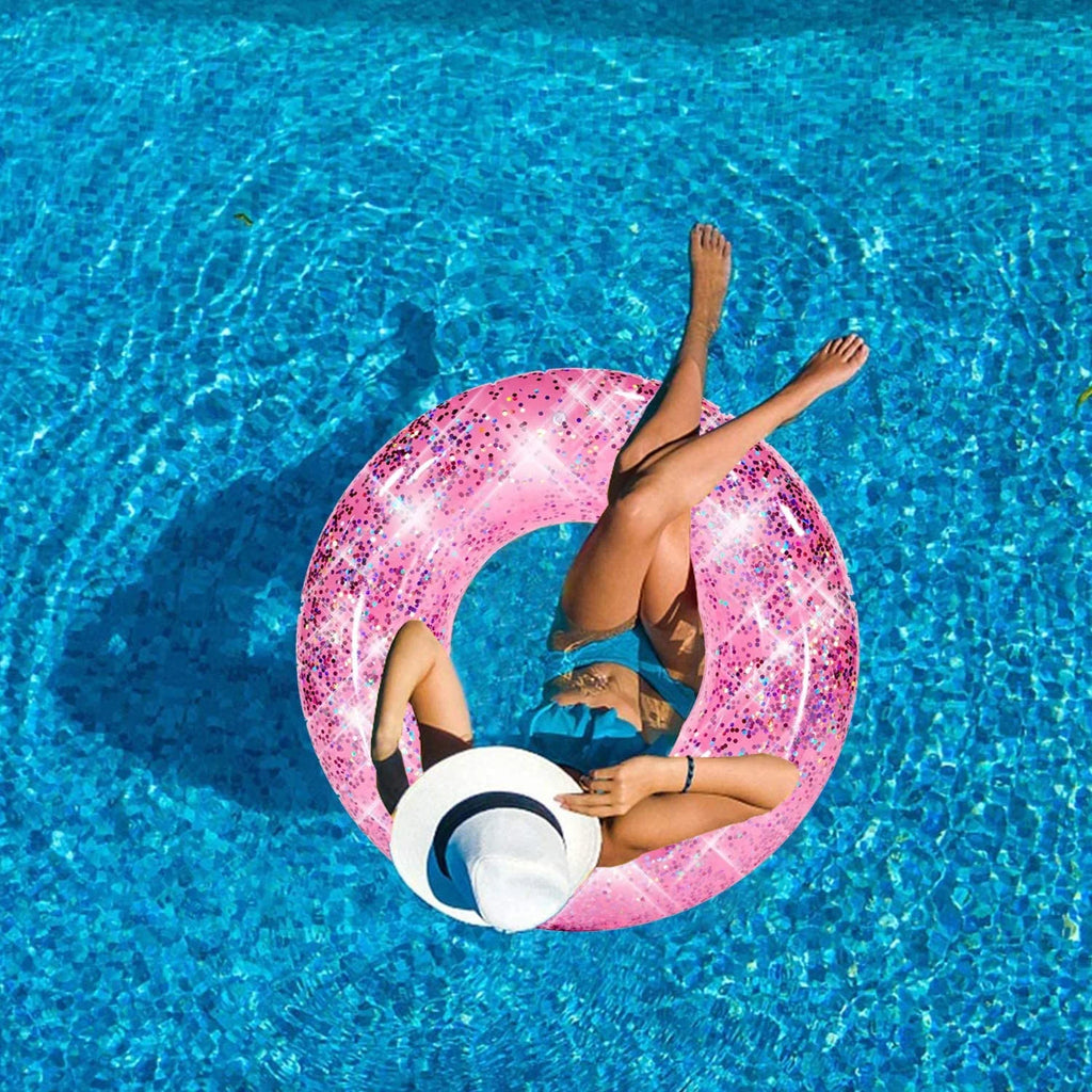 Pink Inflatable Pool Floats Rings 36 Inch D5810