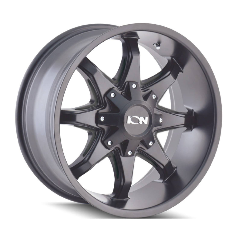 Satin Black Milled Spokes 20x9 5-139.7/5-150 18mm 110mm G82989