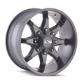 Satin Black Milled Spokes 20x9 5-139.7/5-150 18mm 110mm G82989