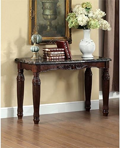 Espresso Wood Console Table F50215