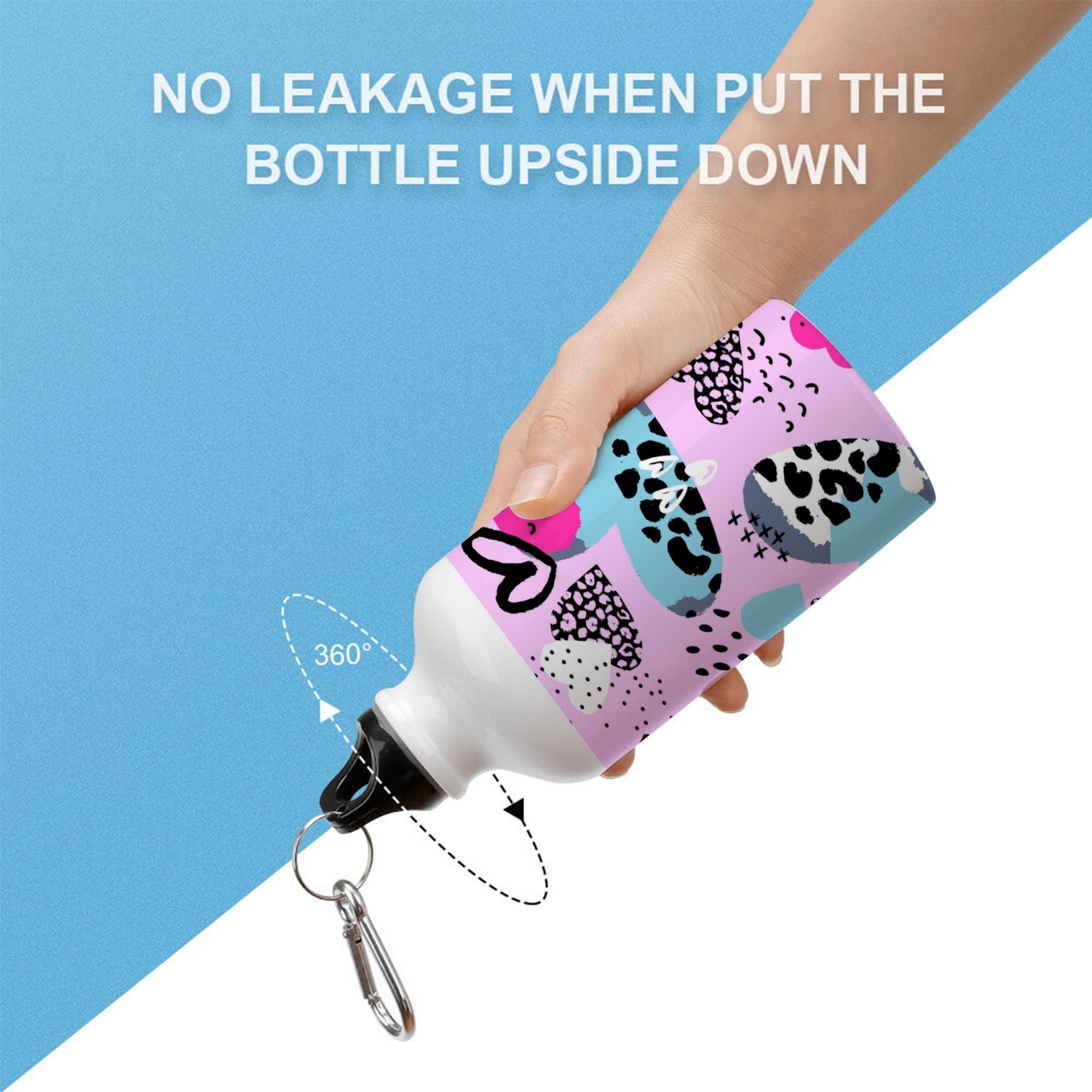 400ml Sport Aluminum Water Bottle with Twist Cap S5502