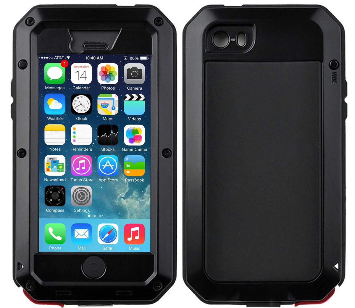 Heavy Duty Shockproof Aluminum Metal iPhone 6s Plus Case L457