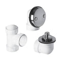 Tuscan Brass PVC Plumber&s Half Kit with Economy Lift & Turn Trim X907727