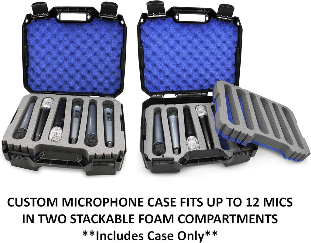 Wireless Microphone System Hard Case, Pack of 2 V4274