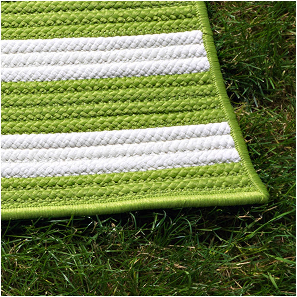 Black White Stripe Rug Y10896