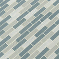 Textured Stone Glass Mesh-Mounted Mosaic Tile Q872