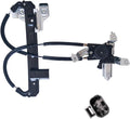 Rear Left Driver Side Window Regulator with Motor Assembly Compatible with 2002-2006 Escalade 2000-2006 Tahoe GMC Yukon Pack of 2 R5242
