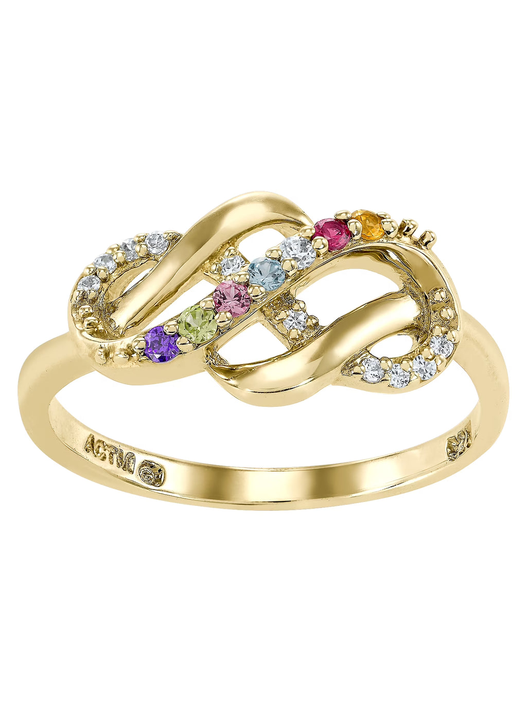 Blue Bell Ring in 10K Yellow Gold over Sterling Silver C4172