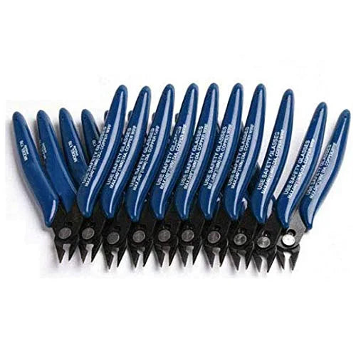 10pcs 5" Blue Flush Cutter Diagonal Cutting Pliers Wire Cutter O640