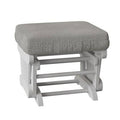 Spa Blue Rectangle Ottoman T983
